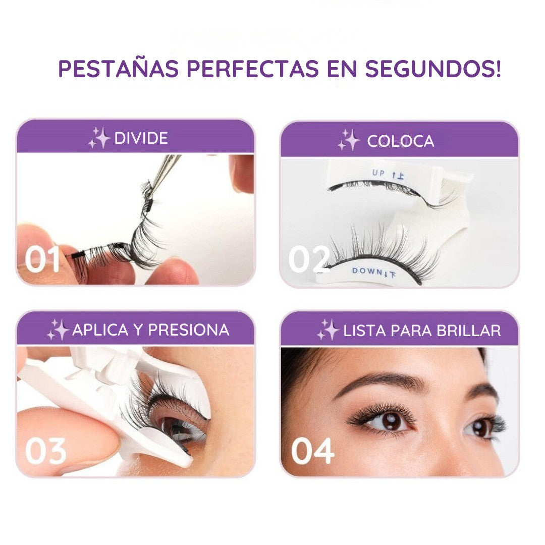 EYECONIC™ LASHES – Pestañas Magnéticas 3D Reutilizables